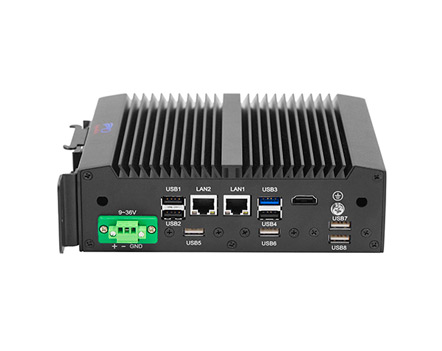 Supporto per PC Intel J1900 Fanless Box supporto su guida DIN